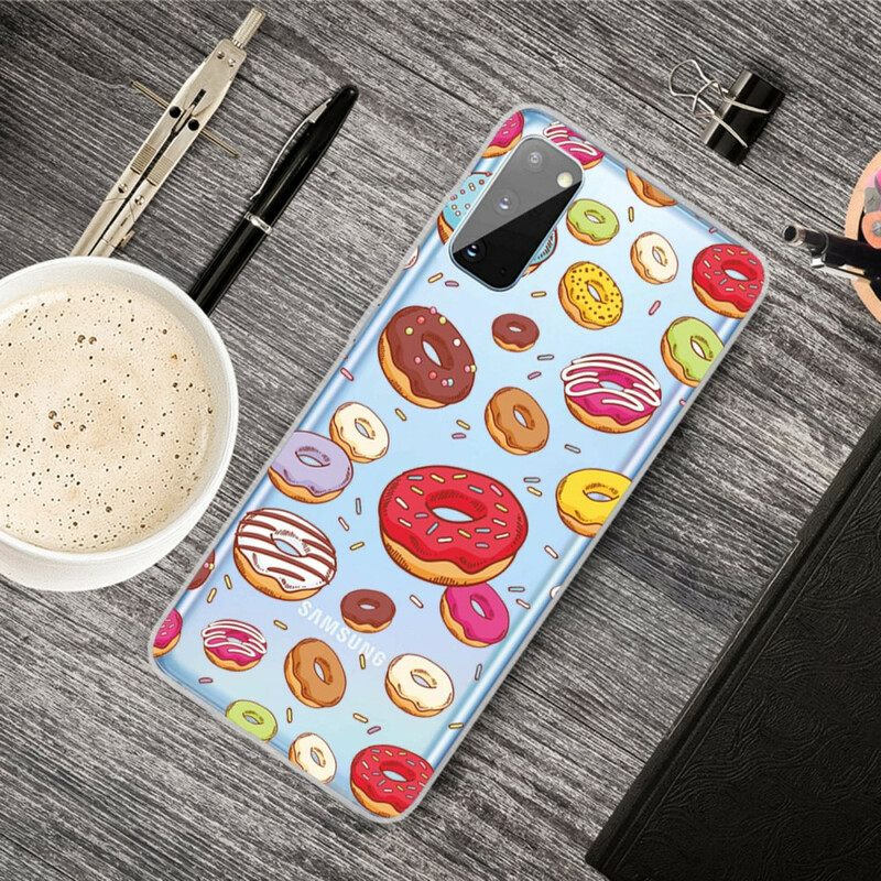 Kuori Samsung Galaxy A41 Rakastaa Munkkeja