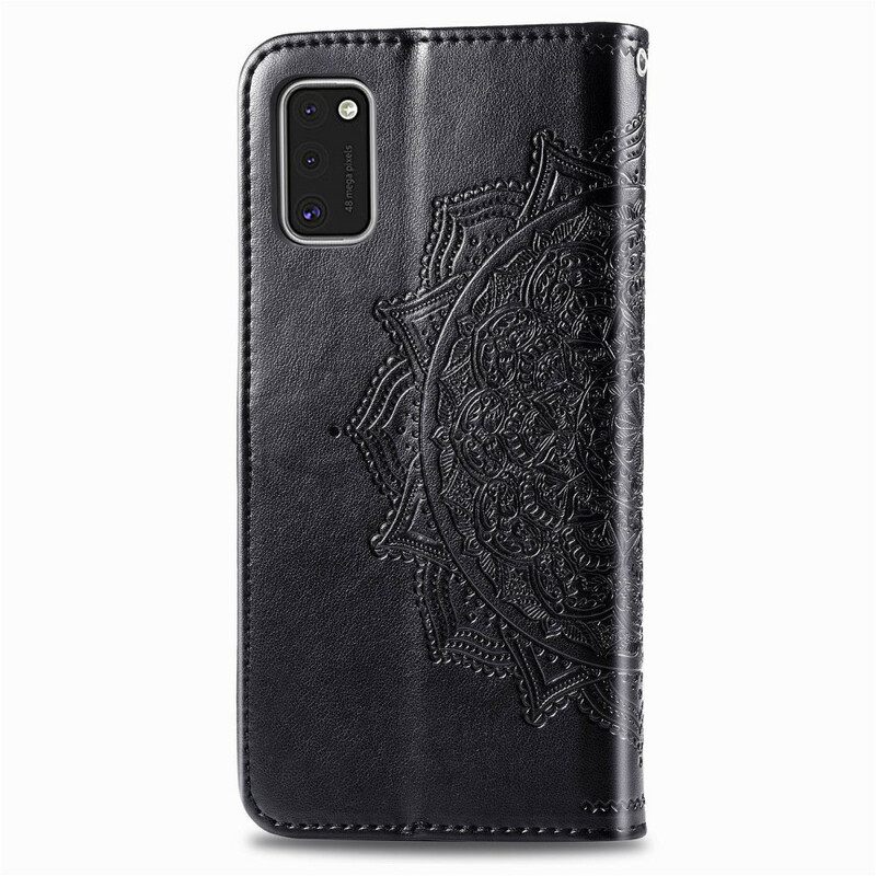Nahkakotelo Samsung Galaxy A41 Mandala Keskiaika