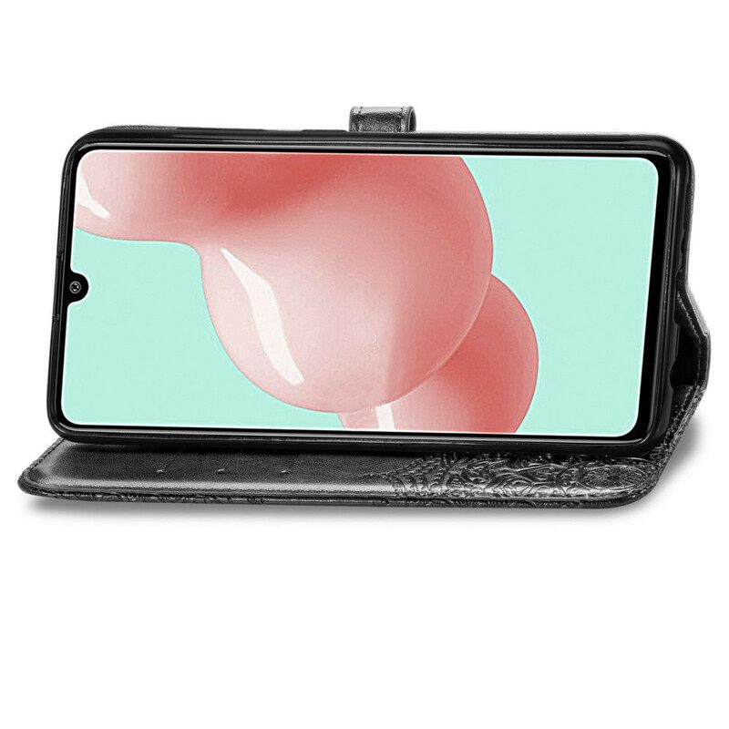 Nahkakotelo Samsung Galaxy A41 Mandala Keskiaika
