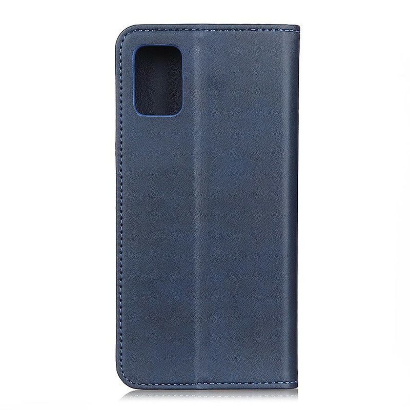 Puhelinkuoret Samsung Galaxy A41 Kotelot Flip Haljasnahka