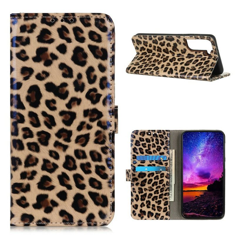 Flip Case Samsung Galaxy S21 5G Leopard