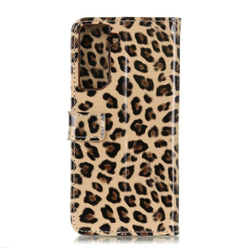 Flip Case Samsung Galaxy S21 5G Leopard