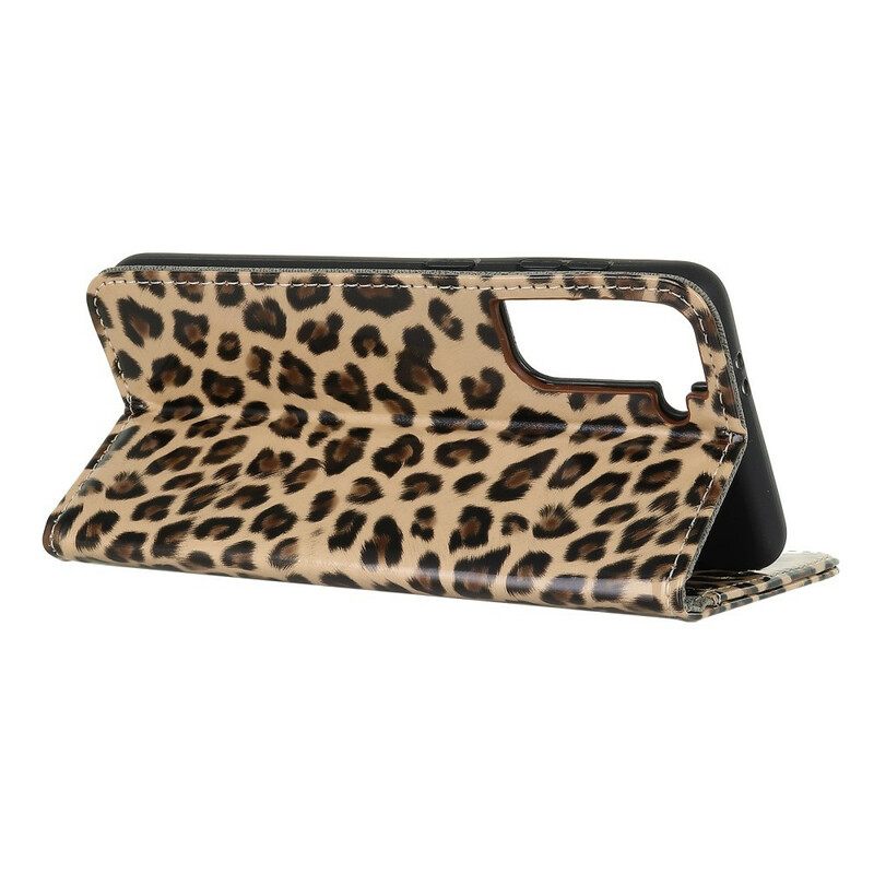 Flip Case Samsung Galaxy S21 5G Leopard