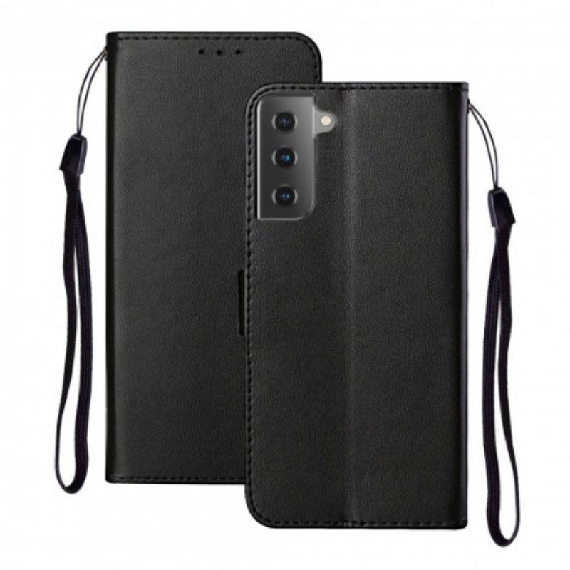 Kotelot Samsung Galaxy S21 5G Ainutlaatuinen Muotoilu Kaulanauhalla