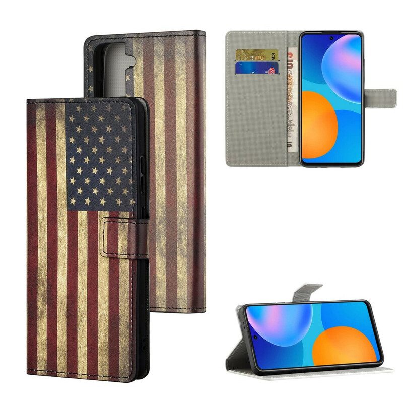 Kotelot Samsung Galaxy S21 5G Amerikan Lippu