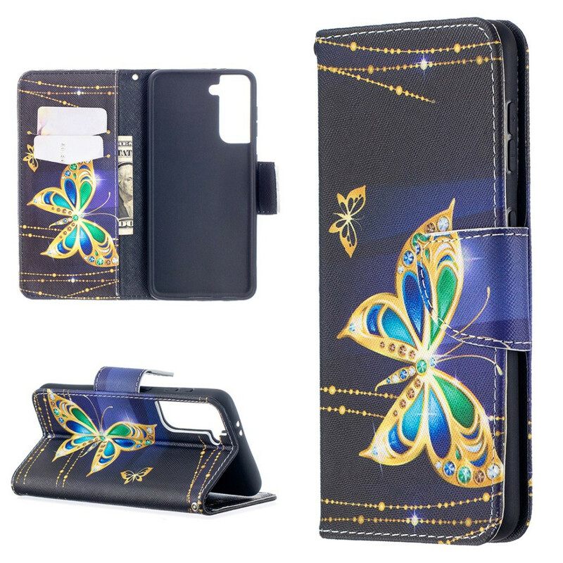 Kotelot Samsung Galaxy S21 5G Butterflies Kings