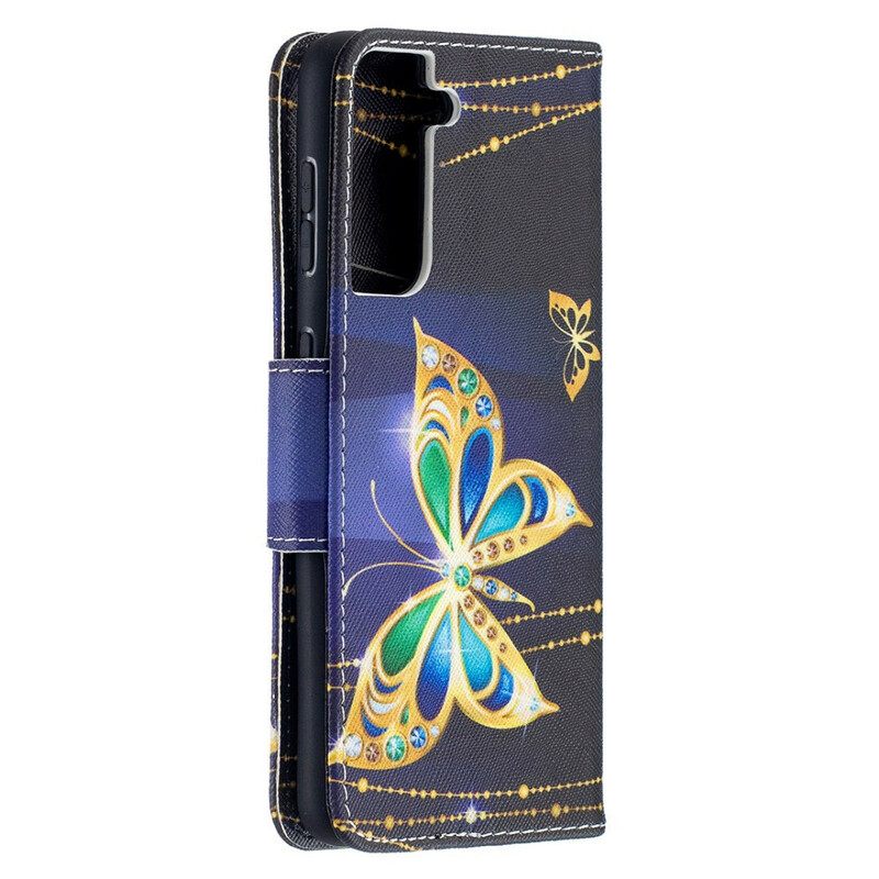 Kotelot Samsung Galaxy S21 5G Butterflies Kings
