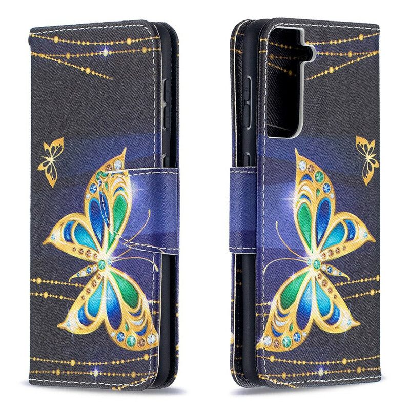 Kotelot Samsung Galaxy S21 5G Butterflies Kings