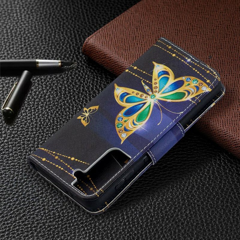 Kotelot Samsung Galaxy S21 5G Butterflies Kings