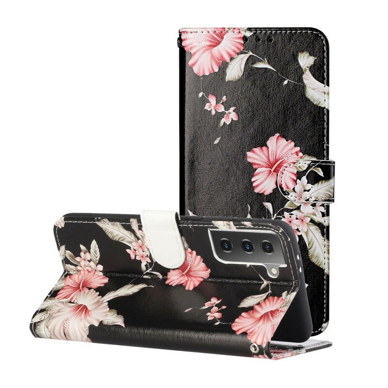 Kotelot Samsung Galaxy S21 5G Crazy Flowers