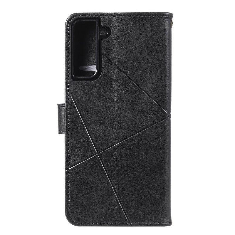 Kotelot Samsung Galaxy S21 5G Faux Leather Timantit