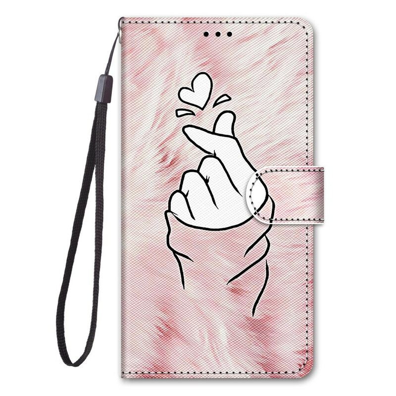 Kotelot Samsung Galaxy S21 5G Finger Heart