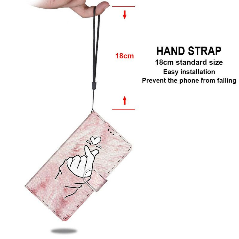 Kotelot Samsung Galaxy S21 5G Finger Heart
