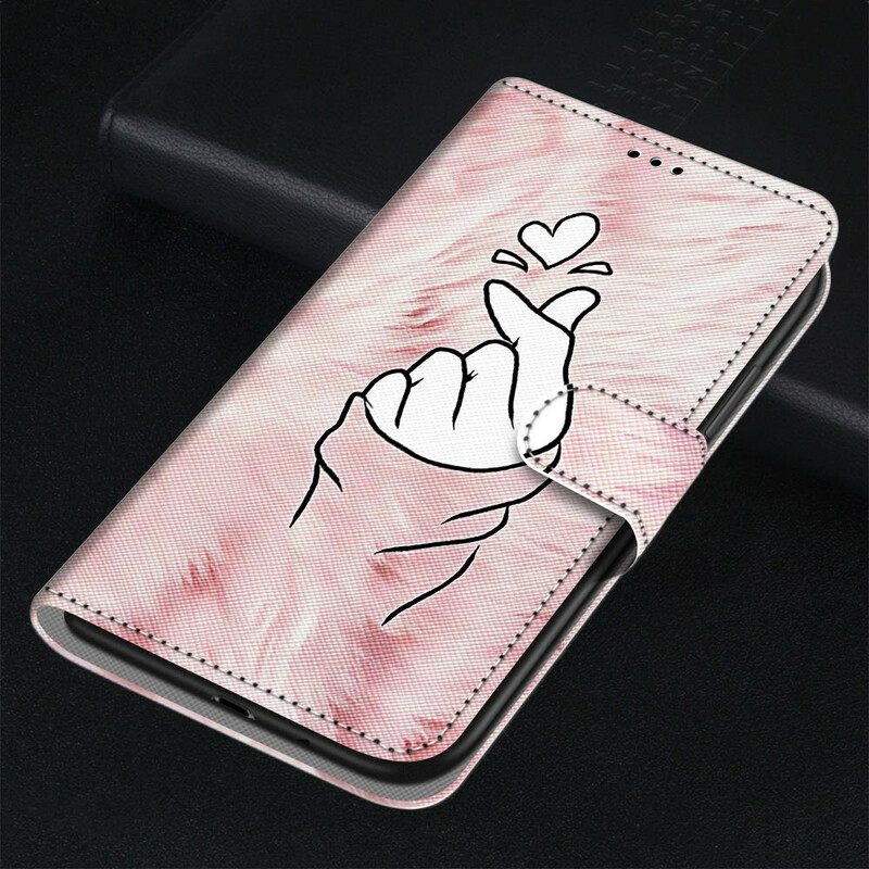 Kotelot Samsung Galaxy S21 5G Finger Heart