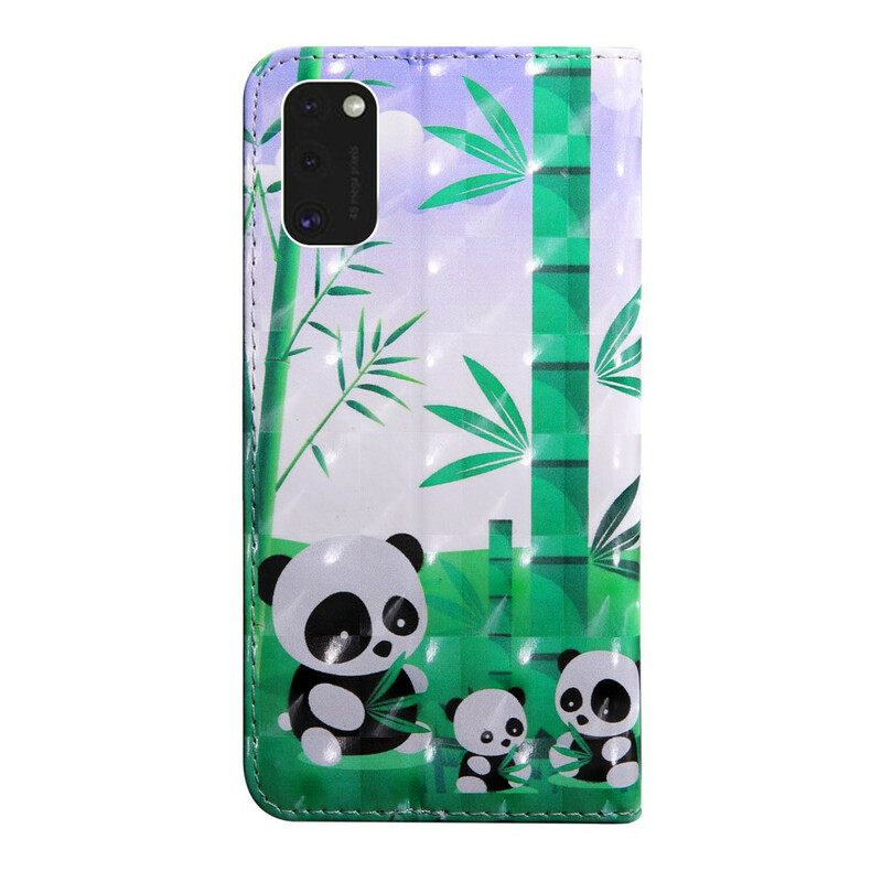 Kotelot Samsung Galaxy S21 5G Panda Perhe