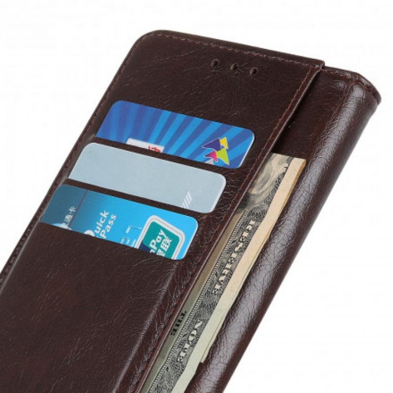 Kotelot Samsung Galaxy S21 5G Style Nappan Nahkaiset Vintage-niitit