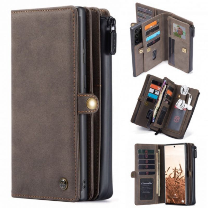 Kuori Flip Case Samsung Galaxy S21 5G Caseme Irrotettava