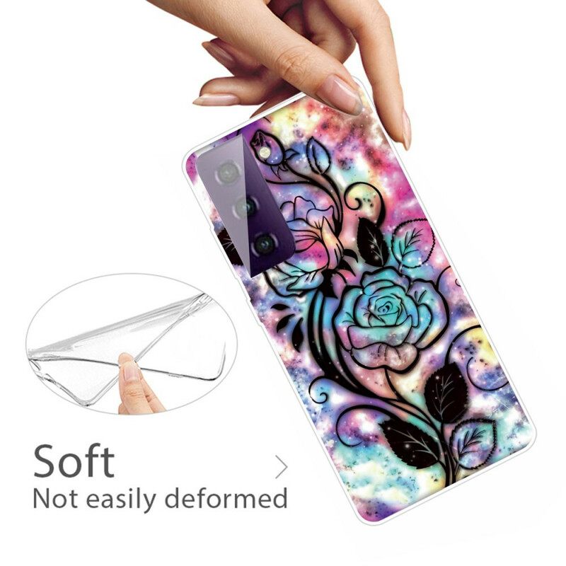 Kuori Samsung Galaxy S21 5G Flower Graphic