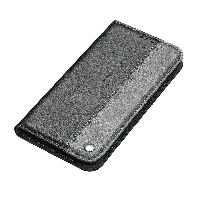 Puhelinkuoret Samsung Galaxy S21 5G Kotelot Flip Bicolor Leather Effect