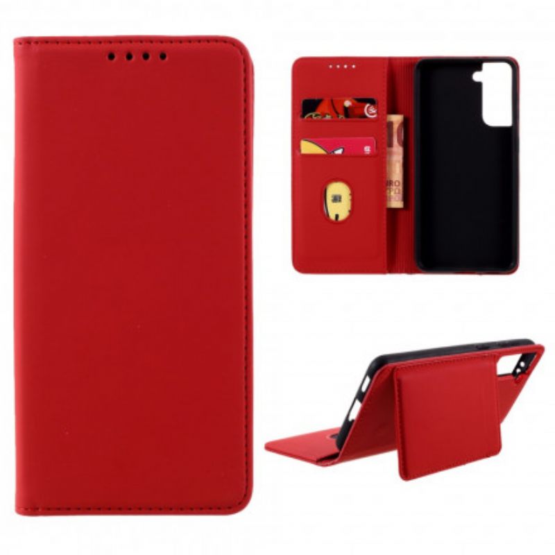 Puhelinkuoret Samsung Galaxy S21 5G Kotelot Flip Korttitelineen Teline
