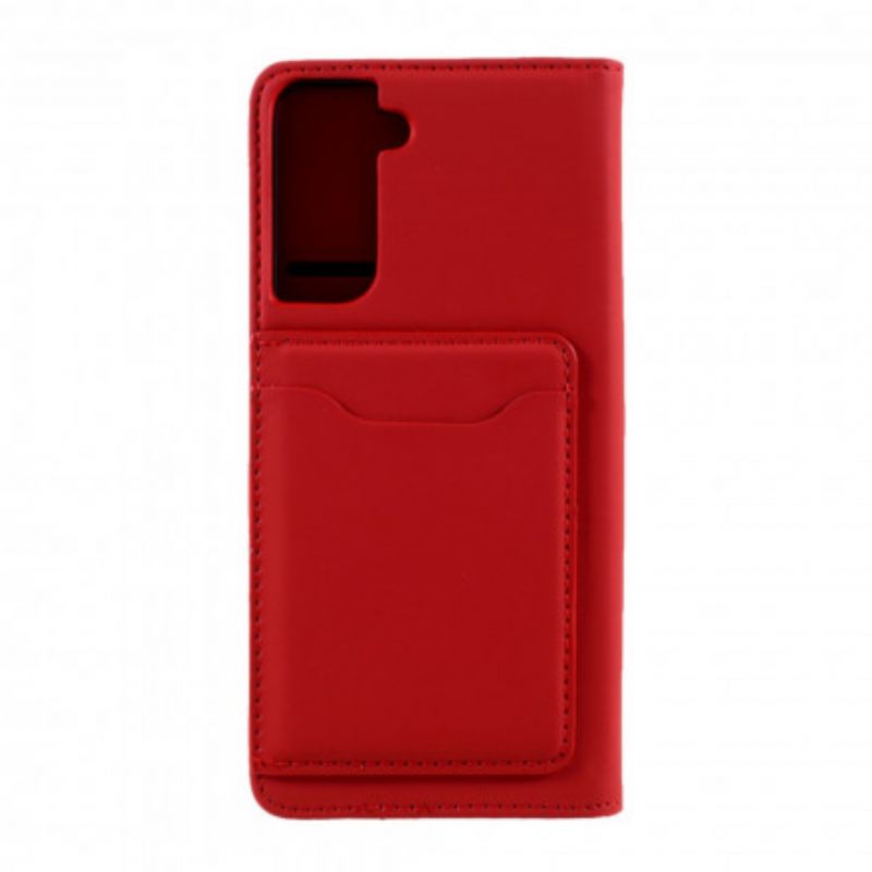 Puhelinkuoret Samsung Galaxy S21 5G Kotelot Flip Korttitelineen Teline