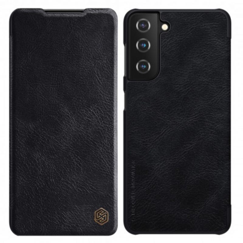 Puhelinkuoret Samsung Galaxy S21 5G Kotelot Flip Nillkin Qin Sarja