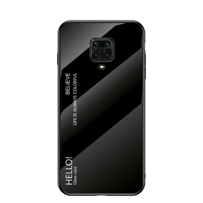 Case Xiaomi Redmi Note 9S / Note 9 Pro Tempered Glass Hei