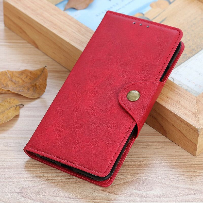 Kotelot Xiaomi Redmi Note 9S / Note 9 Pro Keinonahkapainike