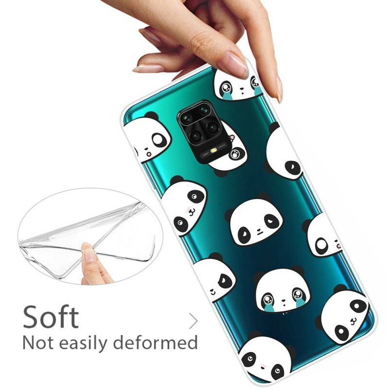 Kuori Xiaomi Redmi Note 9S / Note 9 Pro Sentimental Pandas