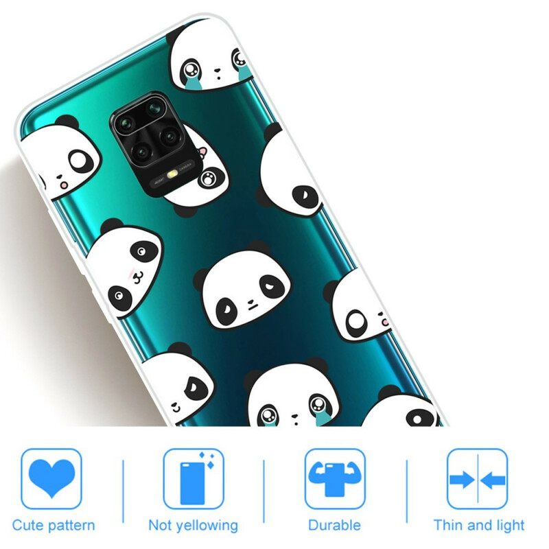 Kuori Xiaomi Redmi Note 9S / Note 9 Pro Sentimental Pandas