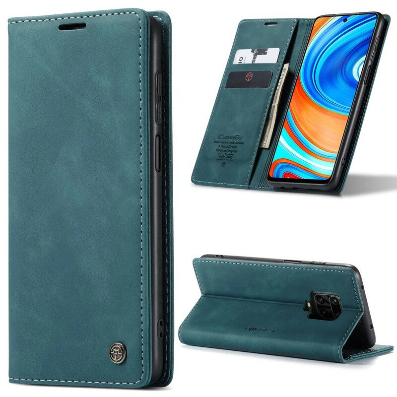 Puhelinkuoret Xiaomi Redmi Note 9S / Note 9 Pro Kotelot Flip Caseme Keinonahka