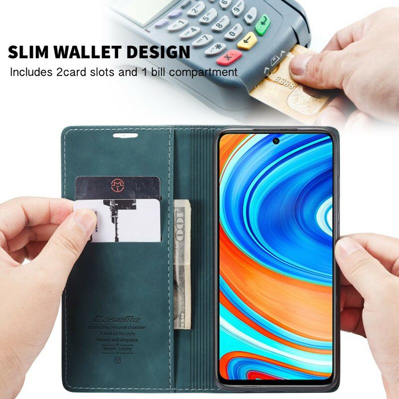 Puhelinkuoret Xiaomi Redmi Note 9S / Note 9 Pro Kotelot Flip Caseme Keinonahka