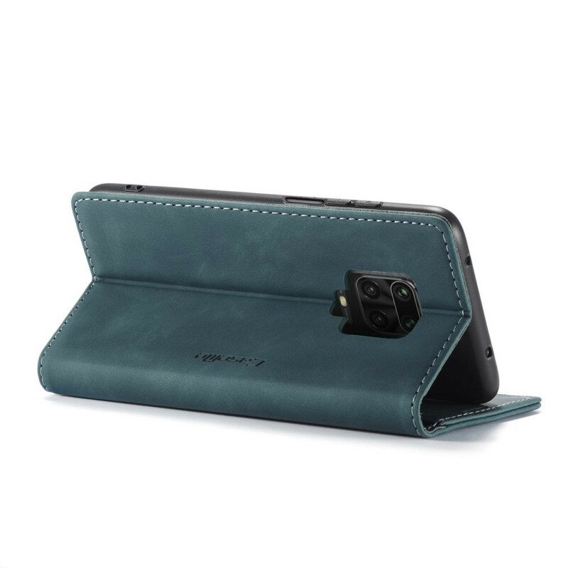 Puhelinkuoret Xiaomi Redmi Note 9S / Note 9 Pro Kotelot Flip Caseme Keinonahka