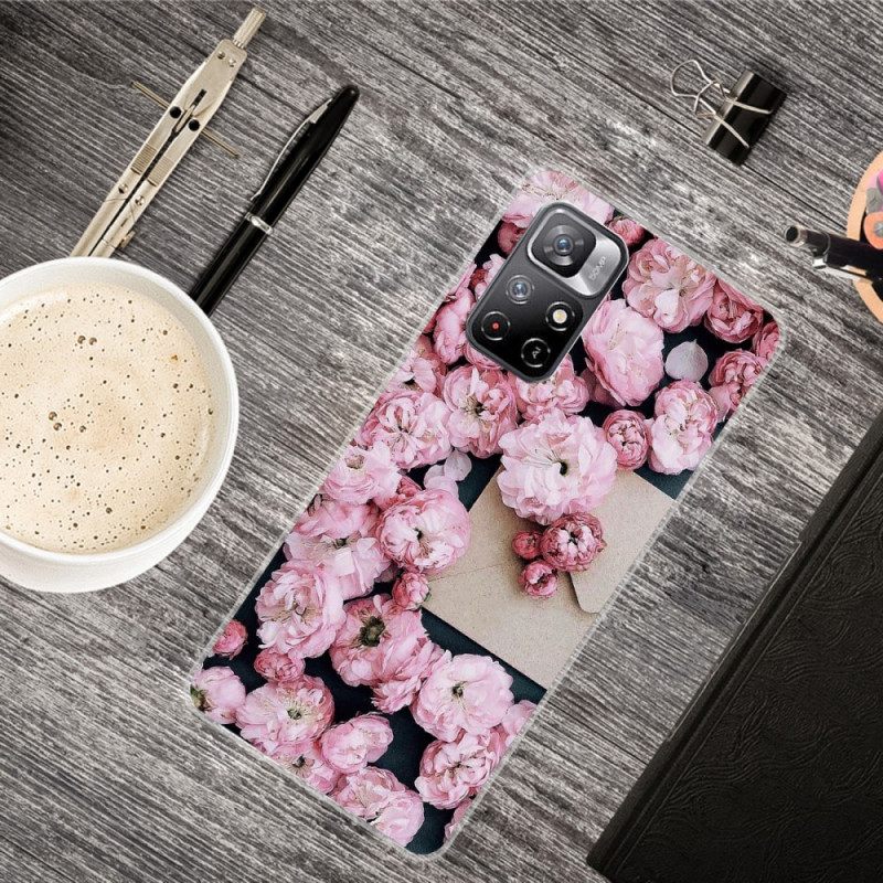 Case Poco M4 Pro 5G Intense Flowers