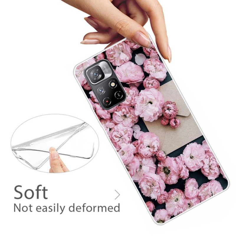 Case Poco M4 Pro 5G Intense Flowers