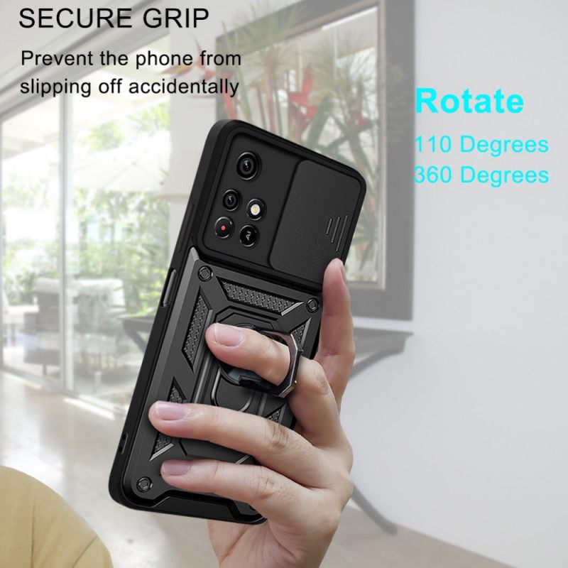 Case Poco M4 Pro 5G Tuki Ja Linssisuojat
