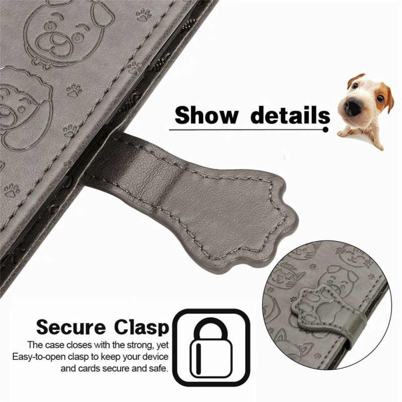 Flip Case Poco M4 Pro 5G Animated Animals