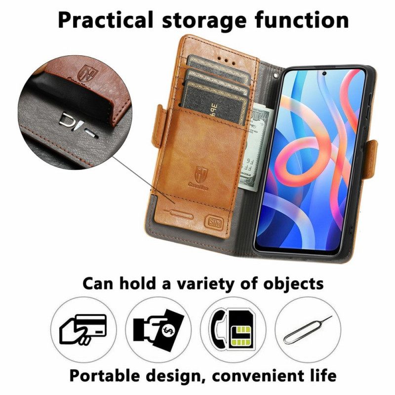 Kotelot Poco M4 Pro 5G Bicolor Kaksoislukko