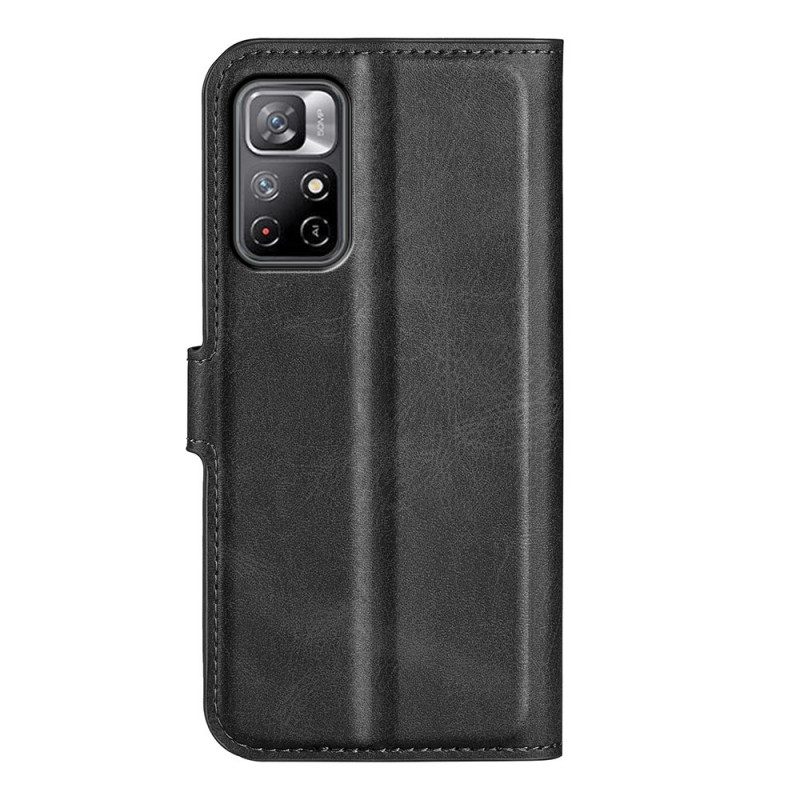 Kotelot Poco M4 Pro 5G Faux Leather Design Lisää