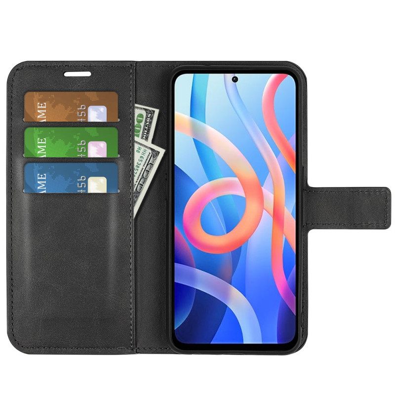 Kotelot Poco M4 Pro 5G Faux Leather Design Lisää