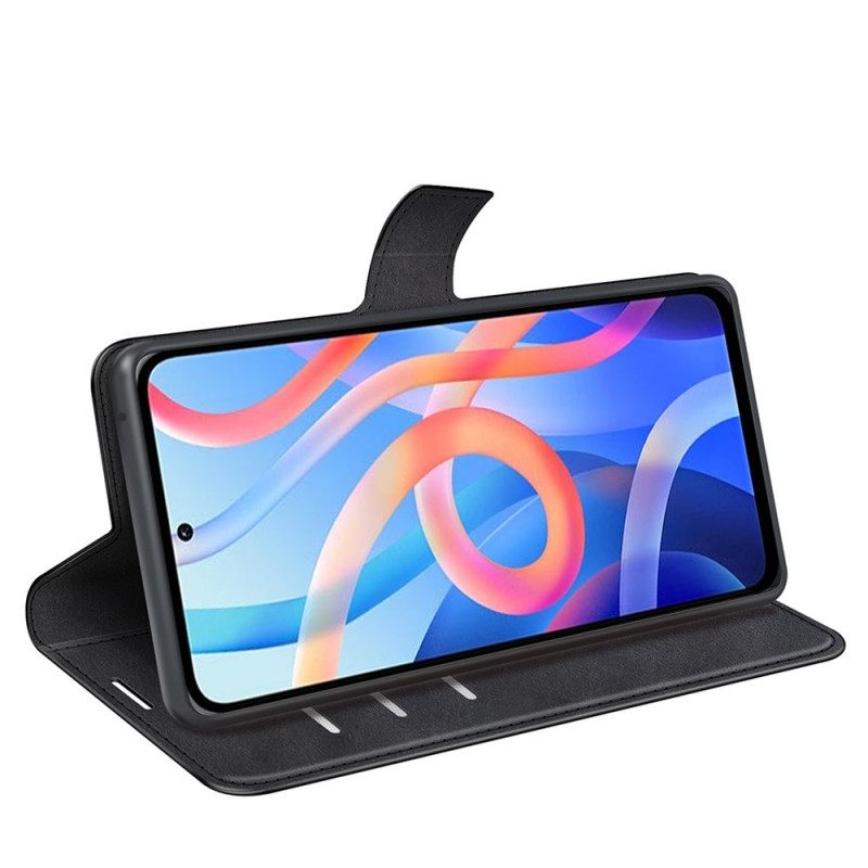 Kotelot Poco M4 Pro 5G Faux Leather Design Lisää