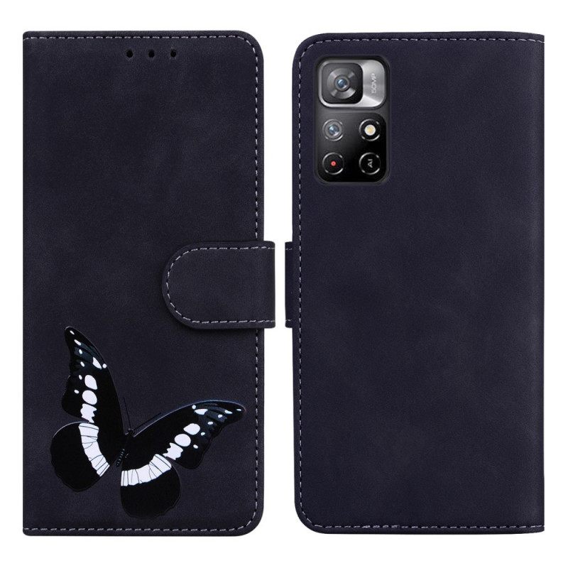 Kotelot Poco M4 Pro 5G Skin-touch Butterfly