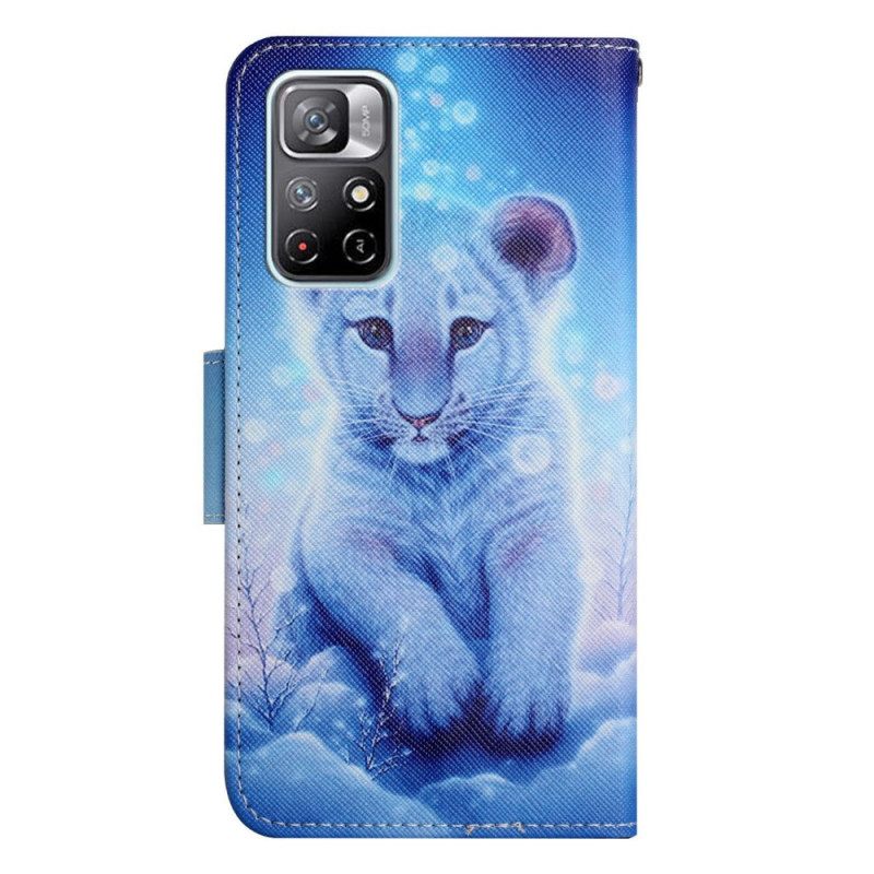 Kotelot Poco M4 Pro 5G Snow Tiger