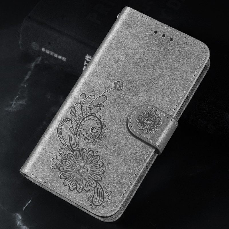 Kotelot Poco M4 Pro 5G Suojaketju Kuori Lace Ja Lotus Strappy