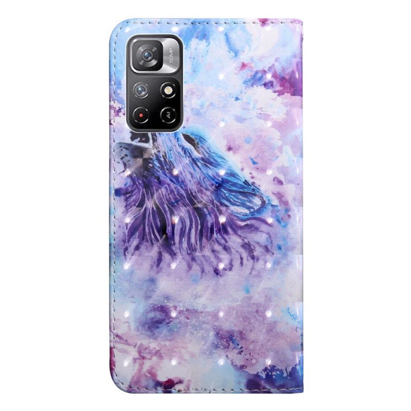 Kotelot Poco M4 Pro 5G Wolf Watercolour