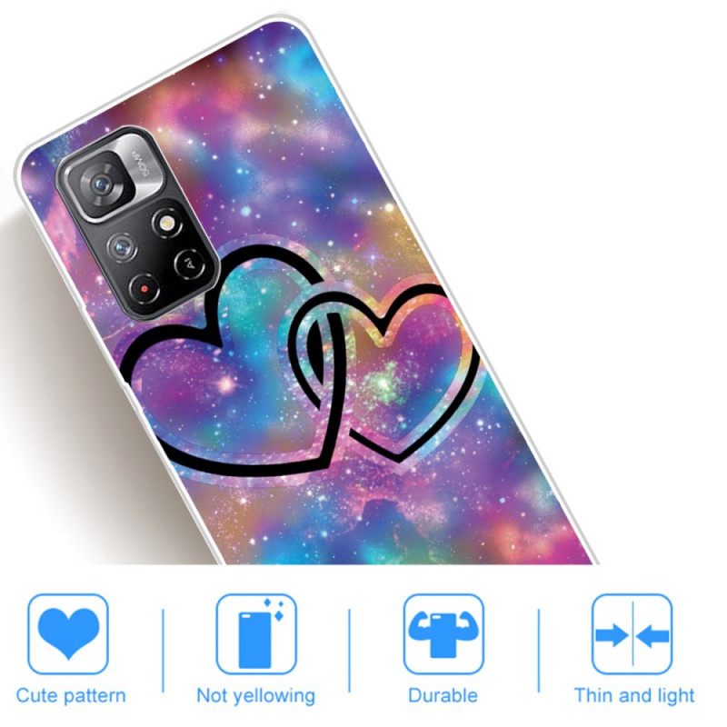 Kuori Poco M4 Pro 5G Chaised Hearts