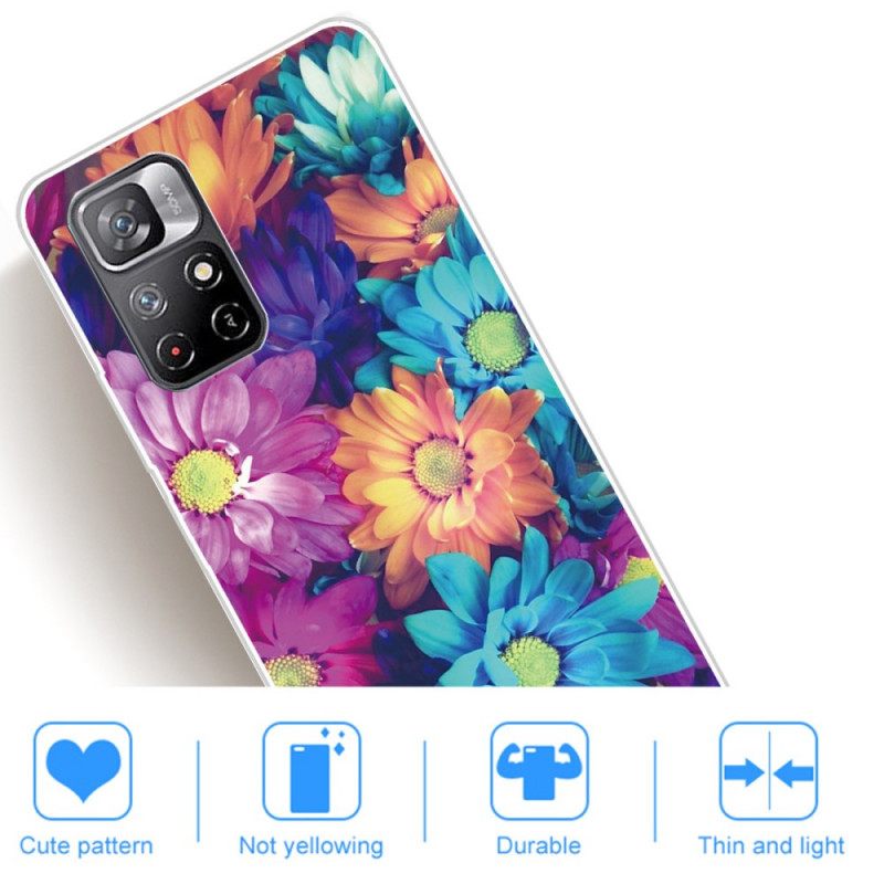 Kuori Poco M4 Pro 5G Colorful Daisies