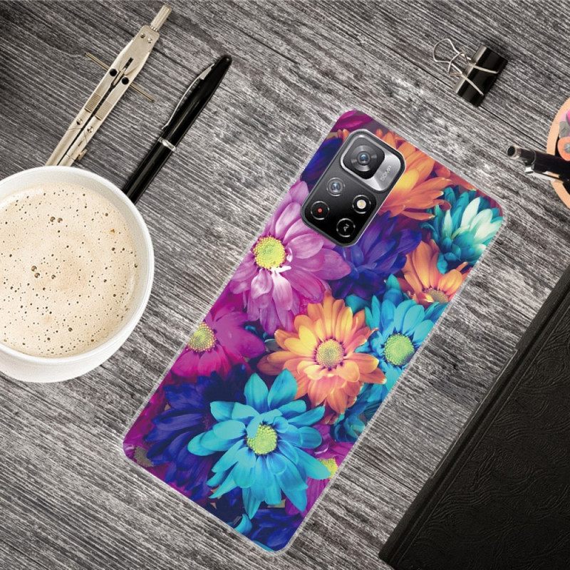 Kuori Poco M4 Pro 5G Colorful Daisies