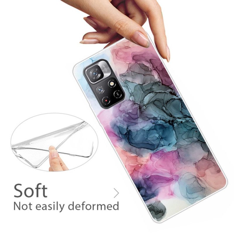 Kuori Poco M4 Pro 5G Värillinen Marmori