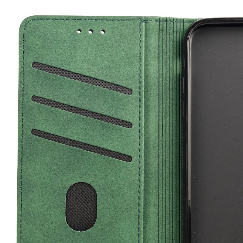 Puhelinkuoret Poco M4 Pro 5G Kotelot Flip Bicolor Business Leather Effect